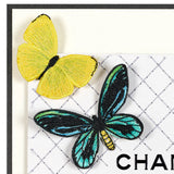 CHANEL B'FLY SWARM WHITE BACKGROUND 12X12