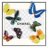 CHANEL B'FLY SWARM WHITE BACKGROUND 12X12