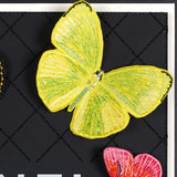 CHANEL B'FLY SWARM BLACK BACKGROUND 12X12