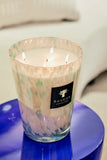 SAPPHIRE PEARLS CANDLE 35CM