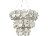 WHITE PETAL CHANDELIER