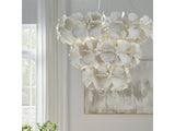 WHITE PETAL CHANDELIER