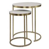 SHAGREEN NESTING TABLES