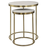 SHAGREEN NESTING TABLES