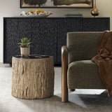 WOOD SIDE TABLE