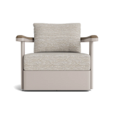 SWIVEL CHAIR W/ TEAK ARMSET