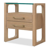 TWO DRAWER NIGHTSTAND