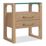 TWO DRAWER NIGHTSTAND