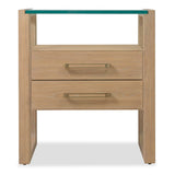 TWO DRAWER NIGHTSTAND