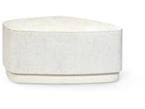 SHORT WHITE COFFEE TABLE