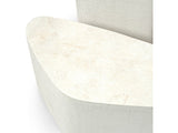 SHORT WHITE COFFEE TABLE