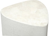 WHITE SIDE TABLE