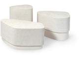 TALL WHITE COFFEE TABLE