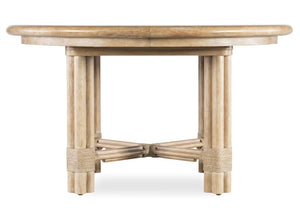 ROUND/OBLONG W/ EXTENDABLE DINING TABLE