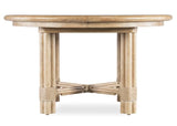 ROUND/OBLONG W/ EXTENDABLE DINING TABLE