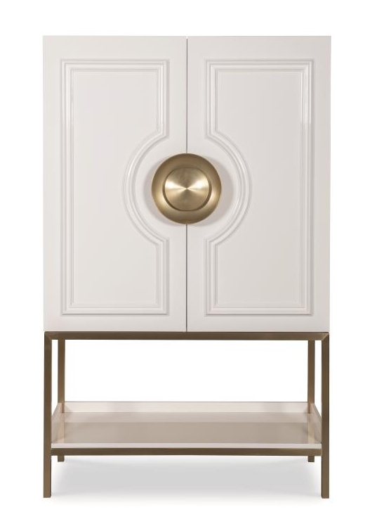 BAR CABINET-WHITE