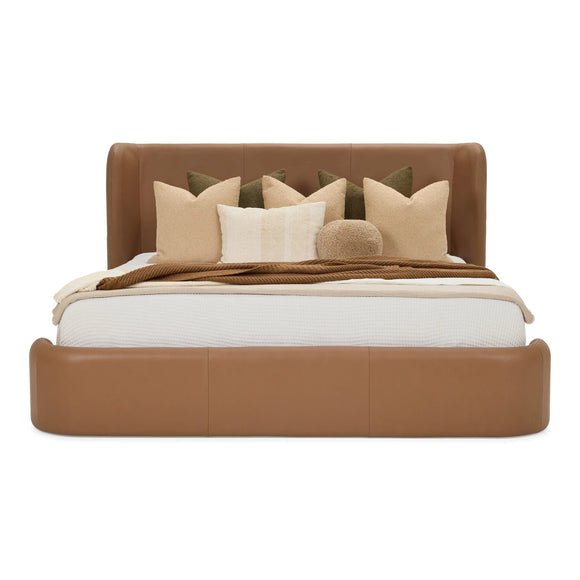 LEATHER KING BED