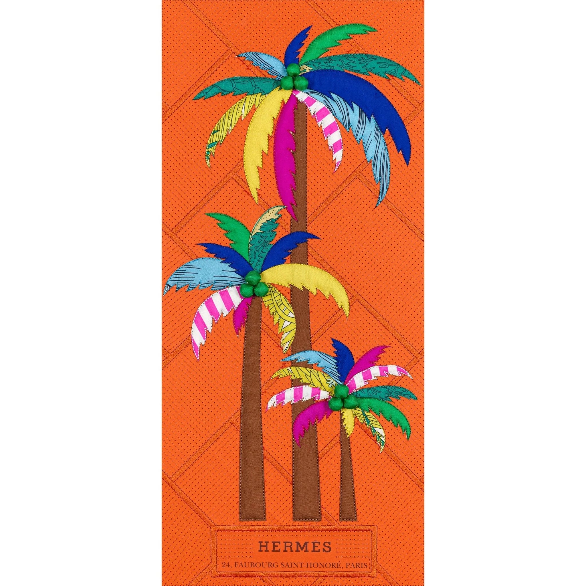 『A Tale of Palm Trees.*』シーグラスアート A Tale of Palm Trees.*』シーグラスアート
