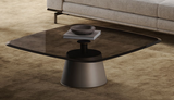 GLASS TOP COCKTAIL TABLE