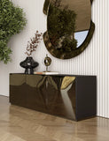 GLASS 3 DOOR CREDENZA