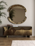 GLASS 3 DOOR CREDENZA
