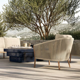 OUTDOOR NAVY COFFEE TABLE