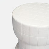 OUTDOOR OFF WHITE STOOL