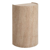 TRAVERTINE DRINK TABLE