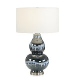 NAVY BLUE RAIN TABLE LAMP