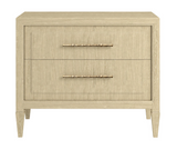 TWO DRAWER NIGHTSTAND