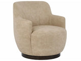 LEATHER SWIVEL CHAIR