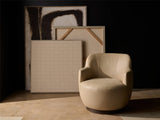 LEATHER SWIVEL CHAIR