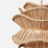 NATURAL RATTAN SMALL CHANDELIER