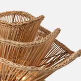 NATURAL RATTAN MEDIUM CHANDELIER