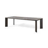 108" TRAVERTINE DINING TABLE - OUTDOOR