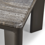 108" TRAVERTINE DINING TABLE - OUTDOOR