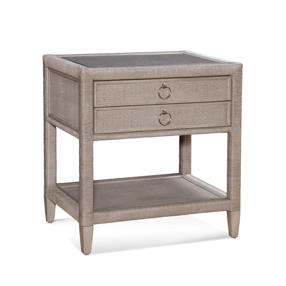 TWO DRAWER NIGHTSTAND