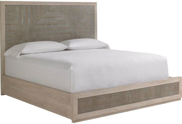 WOOD PANEL KING BED