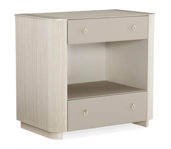 TWO DRAWER NIGHTSTAND